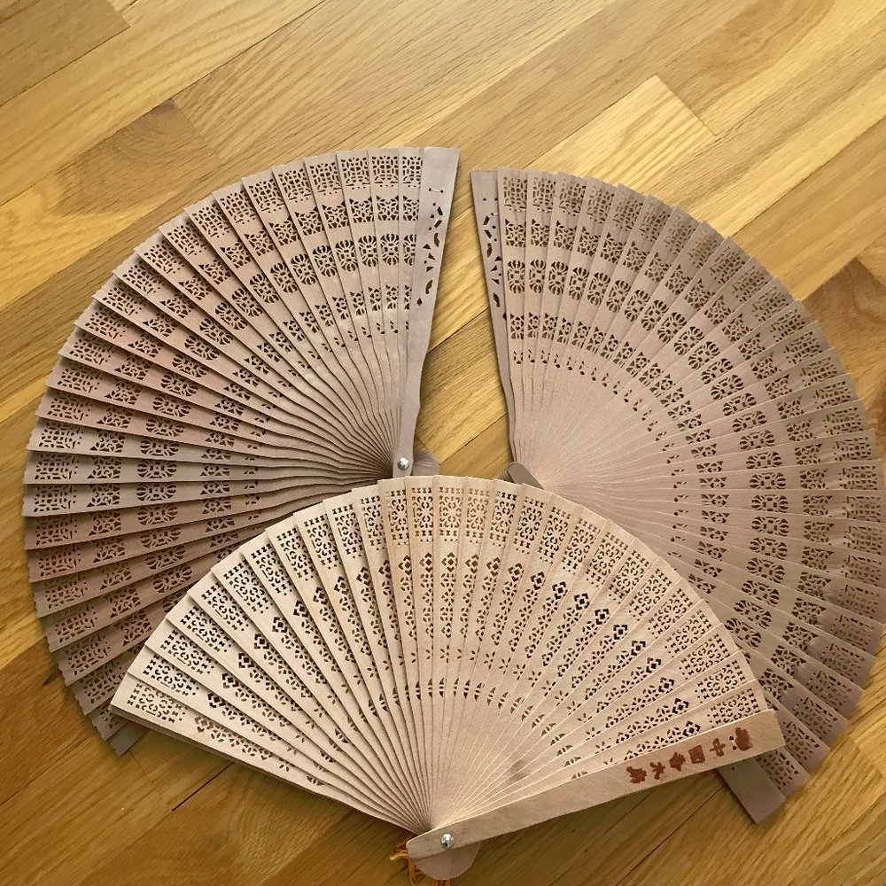 Total Three Scented Wooden Fans